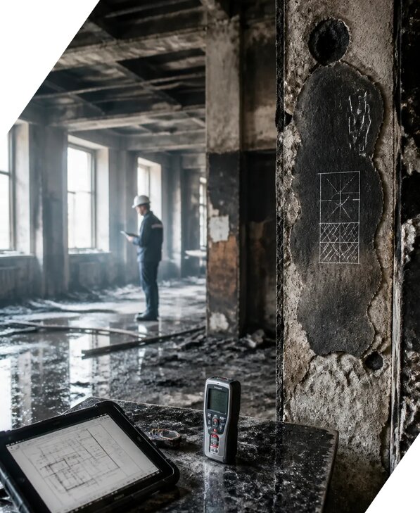 Обследование зданий после пожара в Хабаровске от 15432 р. | ЭкспертизаРоссия