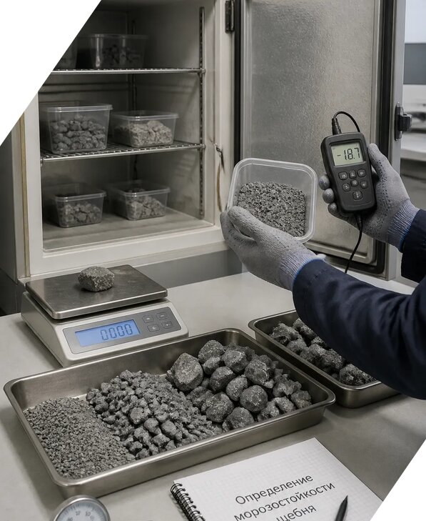 Определение морозостойкости щебня в Хабаровске от 3601 р. | ЭкспертизаРоссия